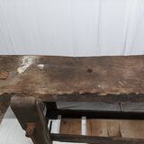 Old vintage wooden workbench