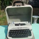 Typewriter complete swissa revised with his bag and his directions