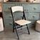 Vintage re upholstered folding chair