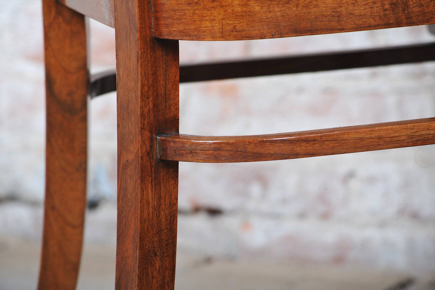 Vintage Art Deco Chairs in Beech and Walnut Veneer, Czech, 1920s, Set of 4