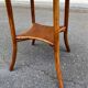 Vintage Art Nouveau shelf in solid wood and bamboo Maugrion Fran