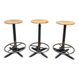 French vintage Industrial barstools
