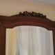 Large Art Nouveau Mirror 1910 - Solid Walnut