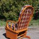 Rocking chair in pine, 1970s