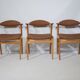 Danish Design Chairs 49B by ERIK KIRKEGAARD Oak 1960s