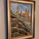 Oil painting by Hans Lindén / 1938 / San Gimignano, Italy