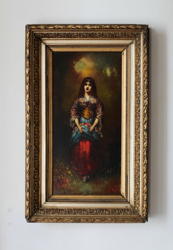 Oil on panel by Frederic Borgella