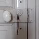 Old carpenter's interior door