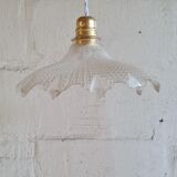 Pressed glass suspension