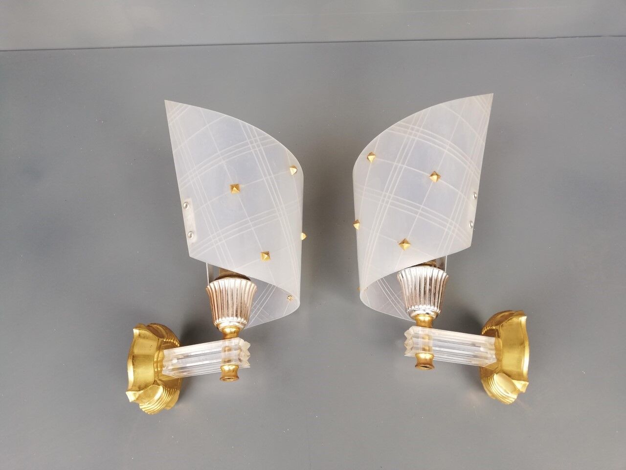Pair of vintage sconces 60