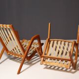 Pair of armchairs by Janěk Vaněk for Krásná Jizba, 1940´s, Czechoslovakia