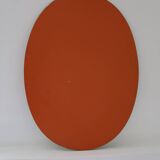 Vintage bevelled oval mirror