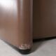 Cassina Maralunga 2 seater in mocca colored leather
