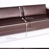 VITRA Park Sofa – Jasper Morrison – premium grey leather canapé