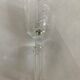 3 Verres en cristal sur pied pour vin blanc