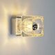 Pair of 1970s glass wall lamps by Peill & Putzler (4 pairs available)