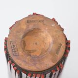 Pottery Mosaic Vases by W. Zimmermann for Ritter Set of 3