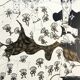 Original silkscreen print in black and gold by melinda patton, james mayor gallery, 1984 marcel proust