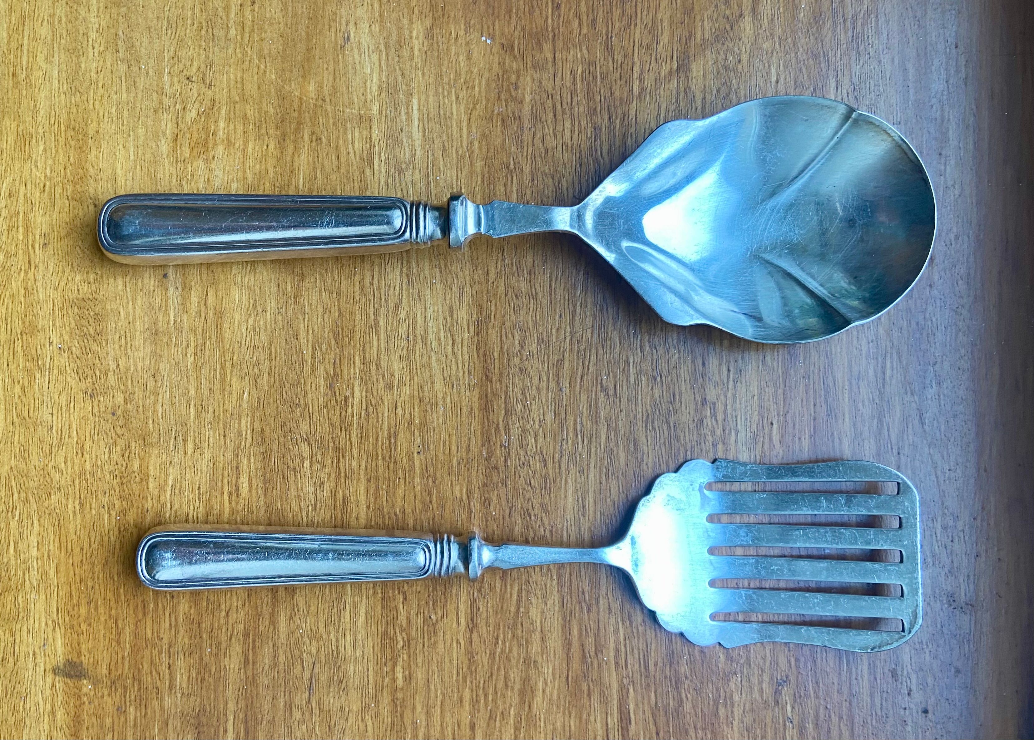 Silver plated hors d'oeuvre service