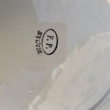6 earthenware plates Sylvie Hamage Moulin des Loups Nord vintage model
