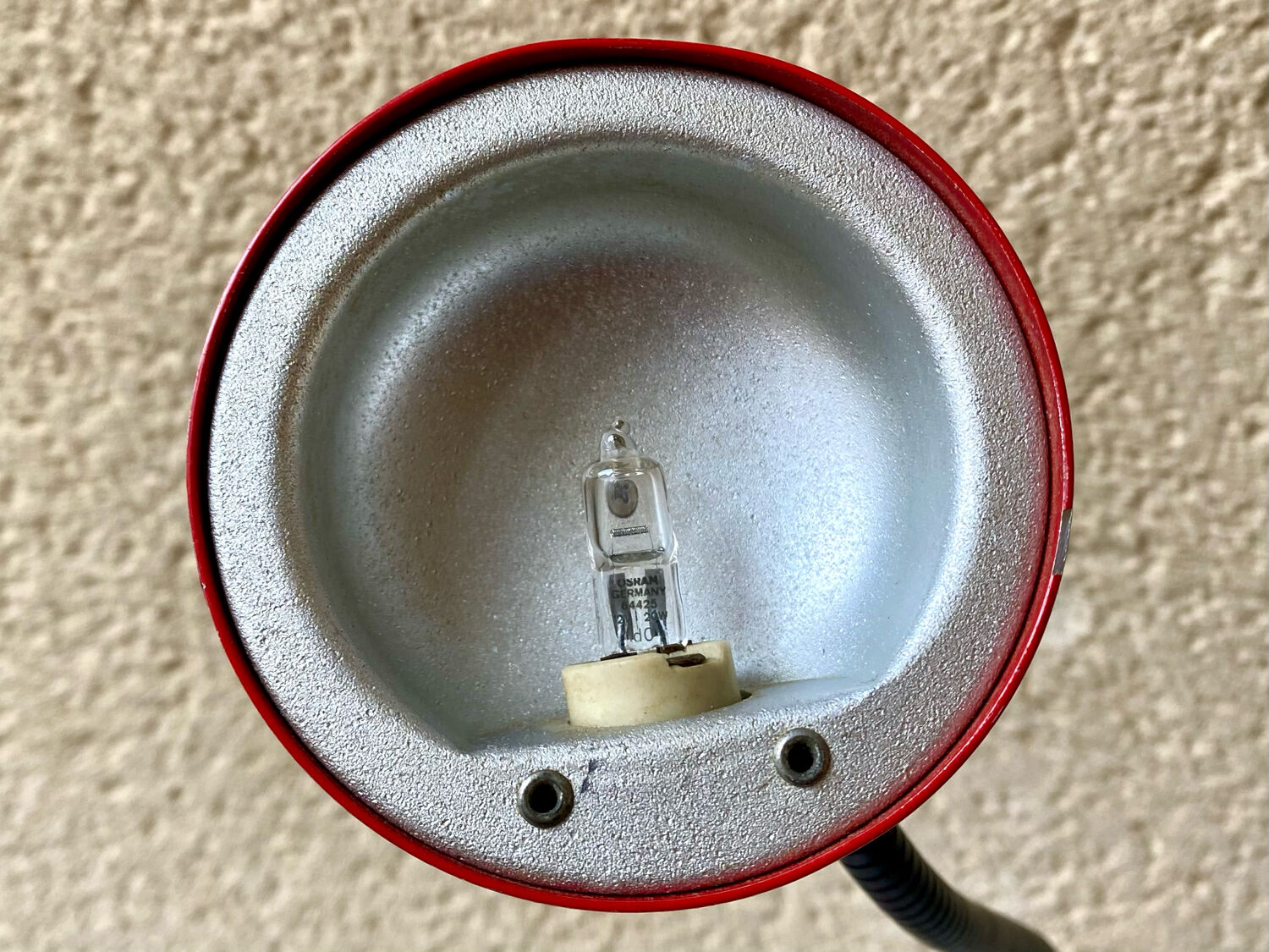 Minimalist desk lamp Gammalux italy vintage 70s