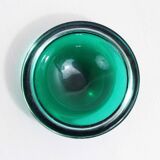 Green Murano glass ashtray