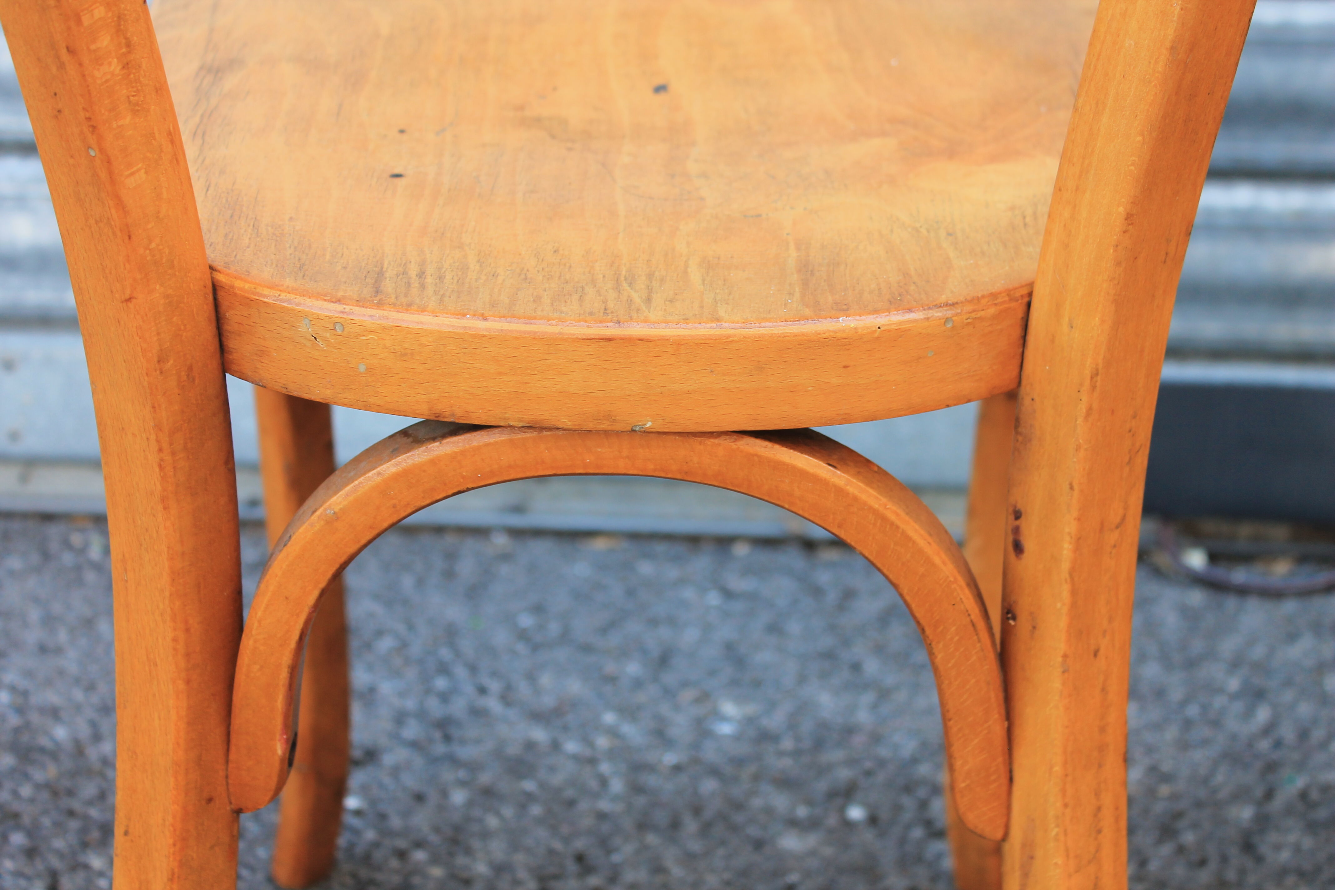 Pair of baumann bistro chairs No.56