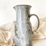 Enamelled terracotta pitcher