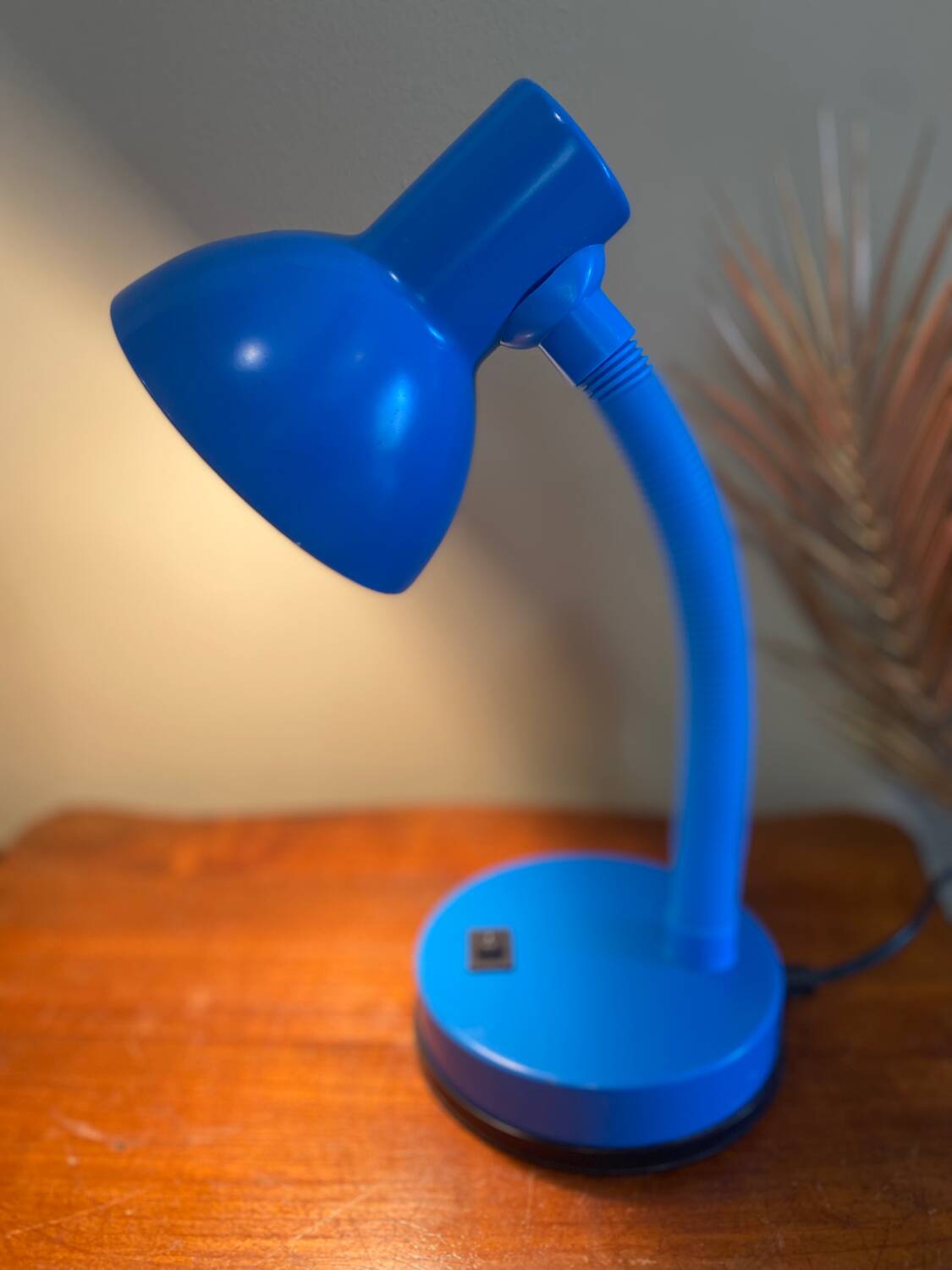 Vintage blue lamp