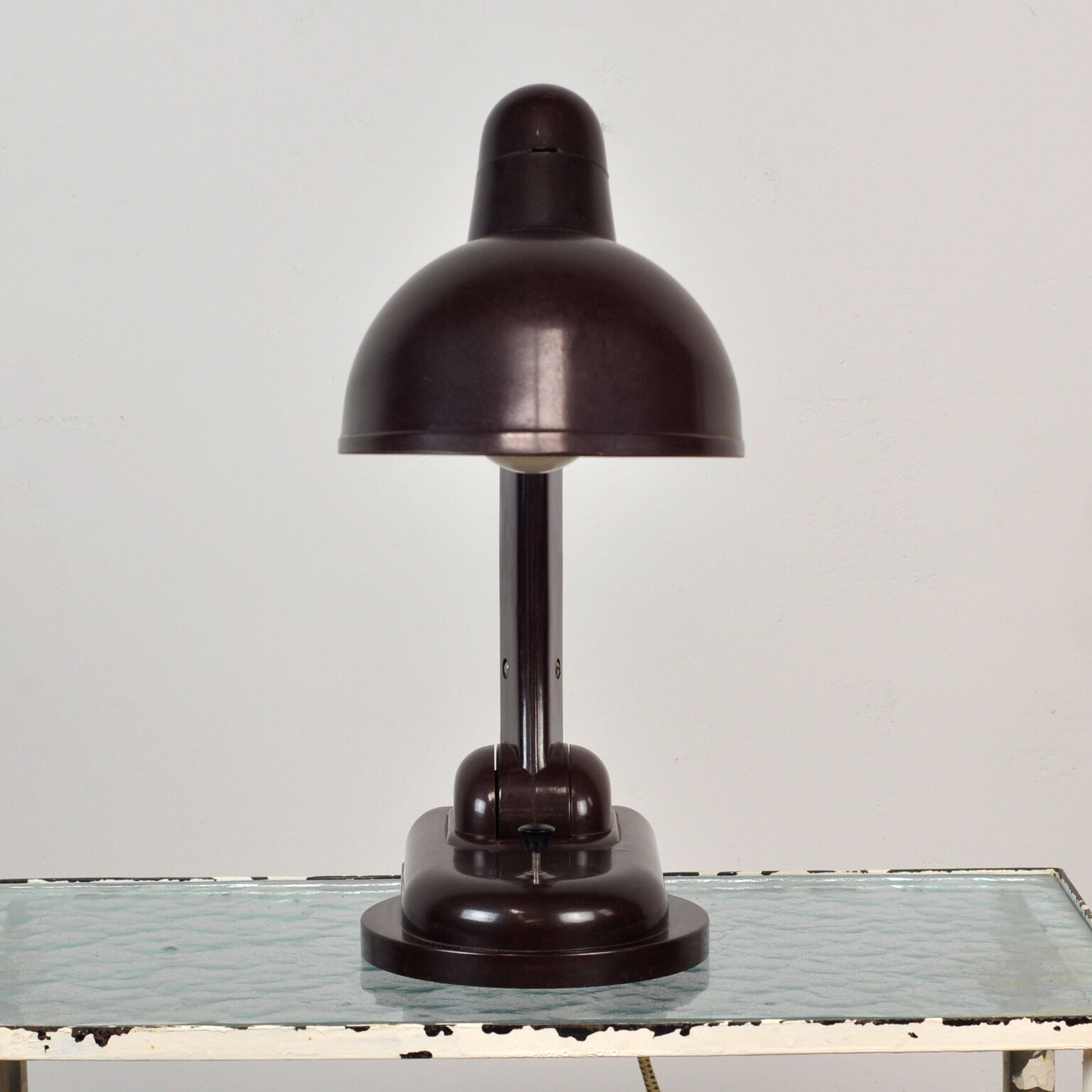 Bakelite Table Lamp By Christian Dell For Heinrich Römmler, 1930s