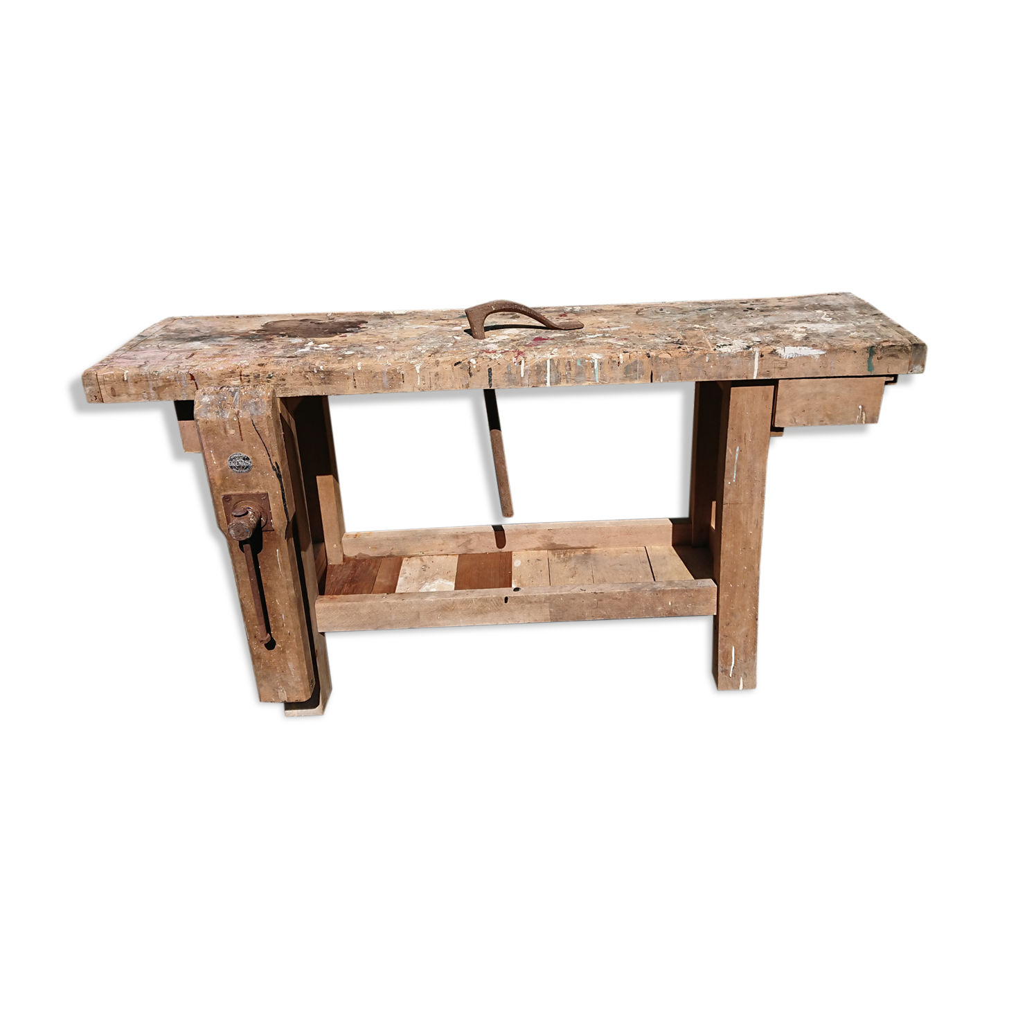 Built in raw wood with its press and valet - GRENAD