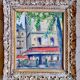 Le Mommaton, oil on canvas, urban landscape in a Montparnasse setting