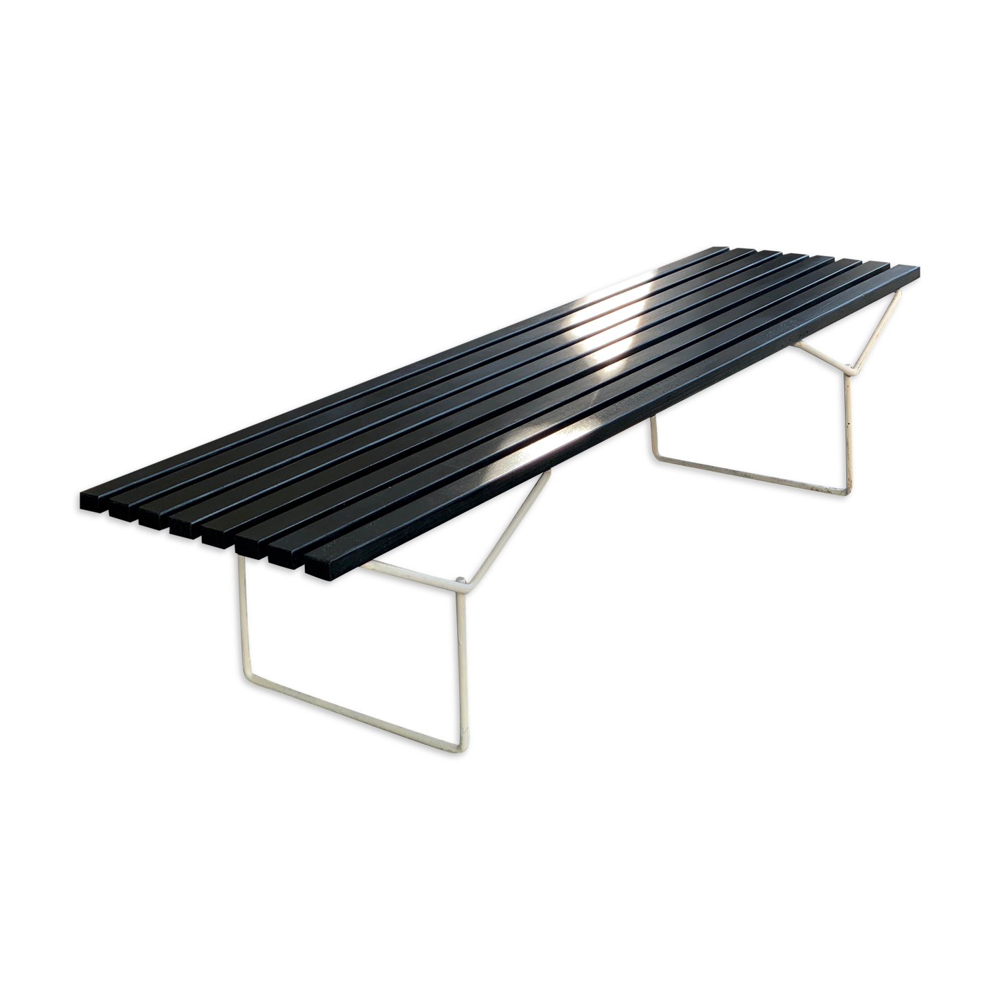 Banc d'harry bertoia aux éditions knoll