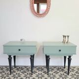 Pair of vintage bedside tables