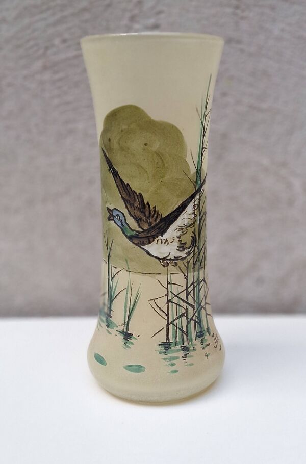 Vase peint jem production legras 1920-1944