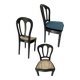 Pair of Baumann caned chairs