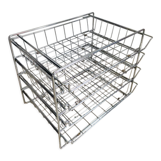 Mail sorter with metal drawers 60s