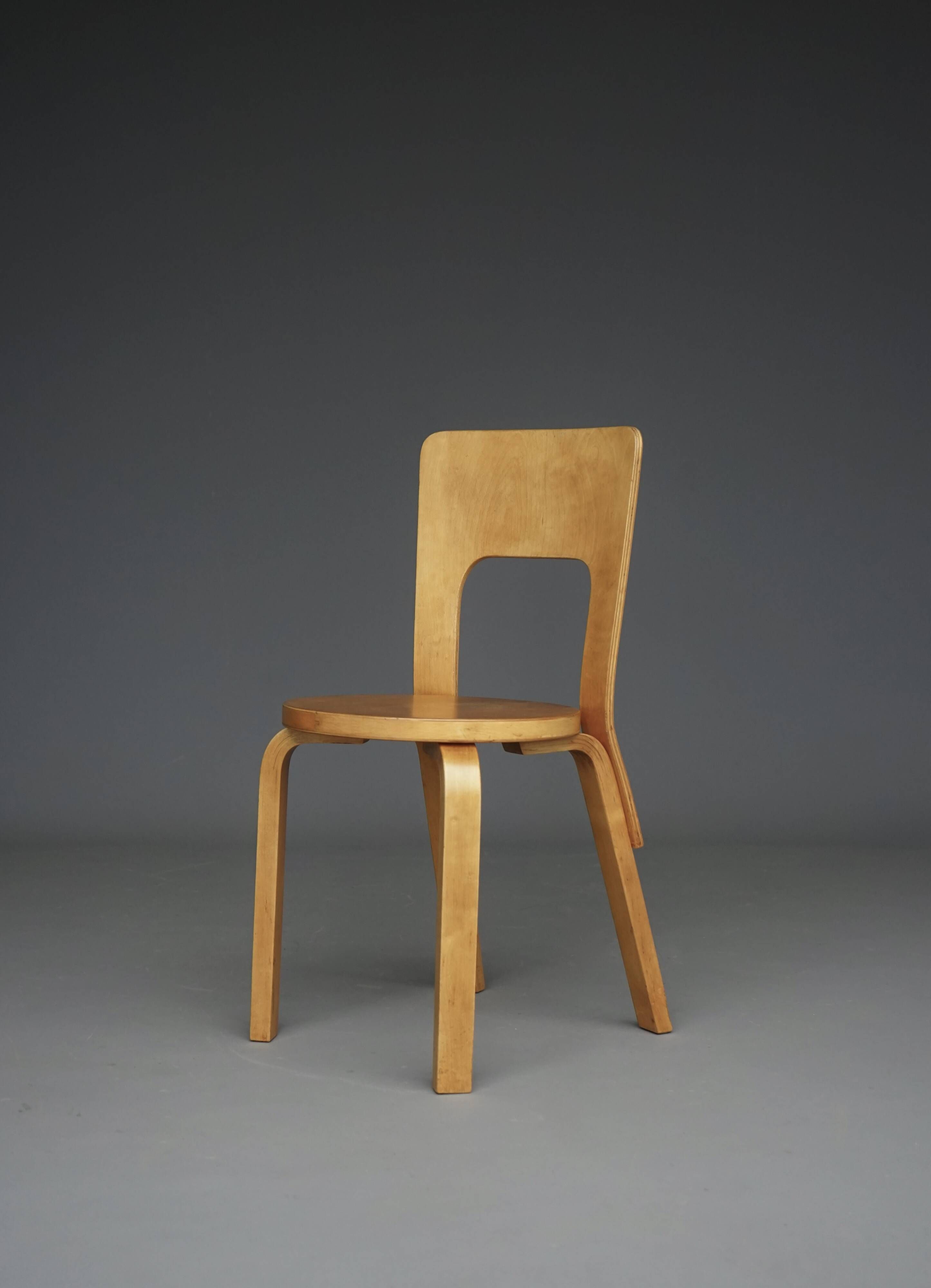 Model 66 Side Chair by Alvar Aalto for Artek, 1940s