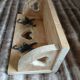 Étagère murale en bois brut