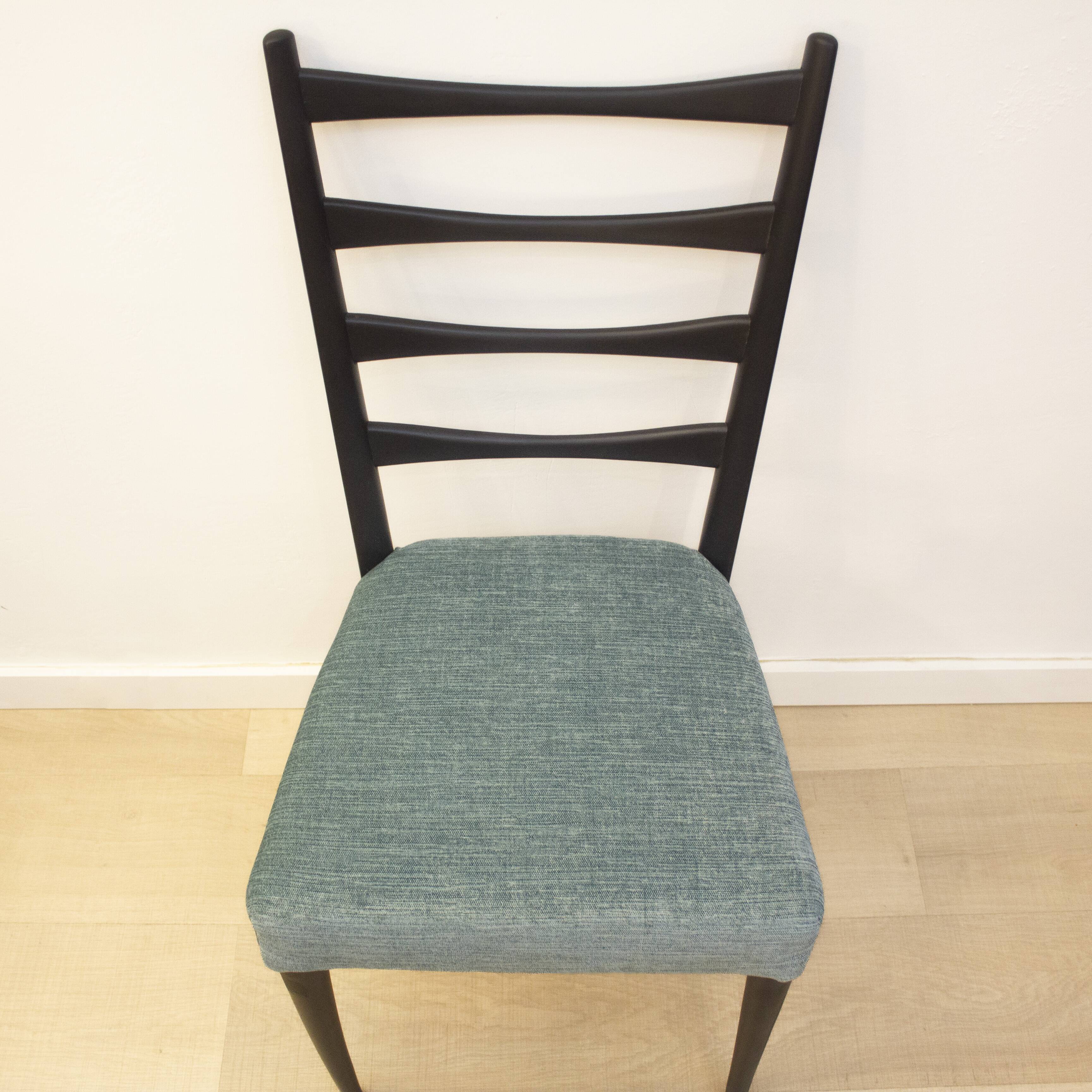 Italian Mid Century Chairs, Set Of 4