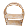 Rattan shelf