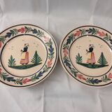 Lot Plates Breton Quimper