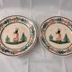 Lot assiettes bretonne Quimper