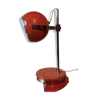 Vintage orange Eyeball lamp - Spage Age Design