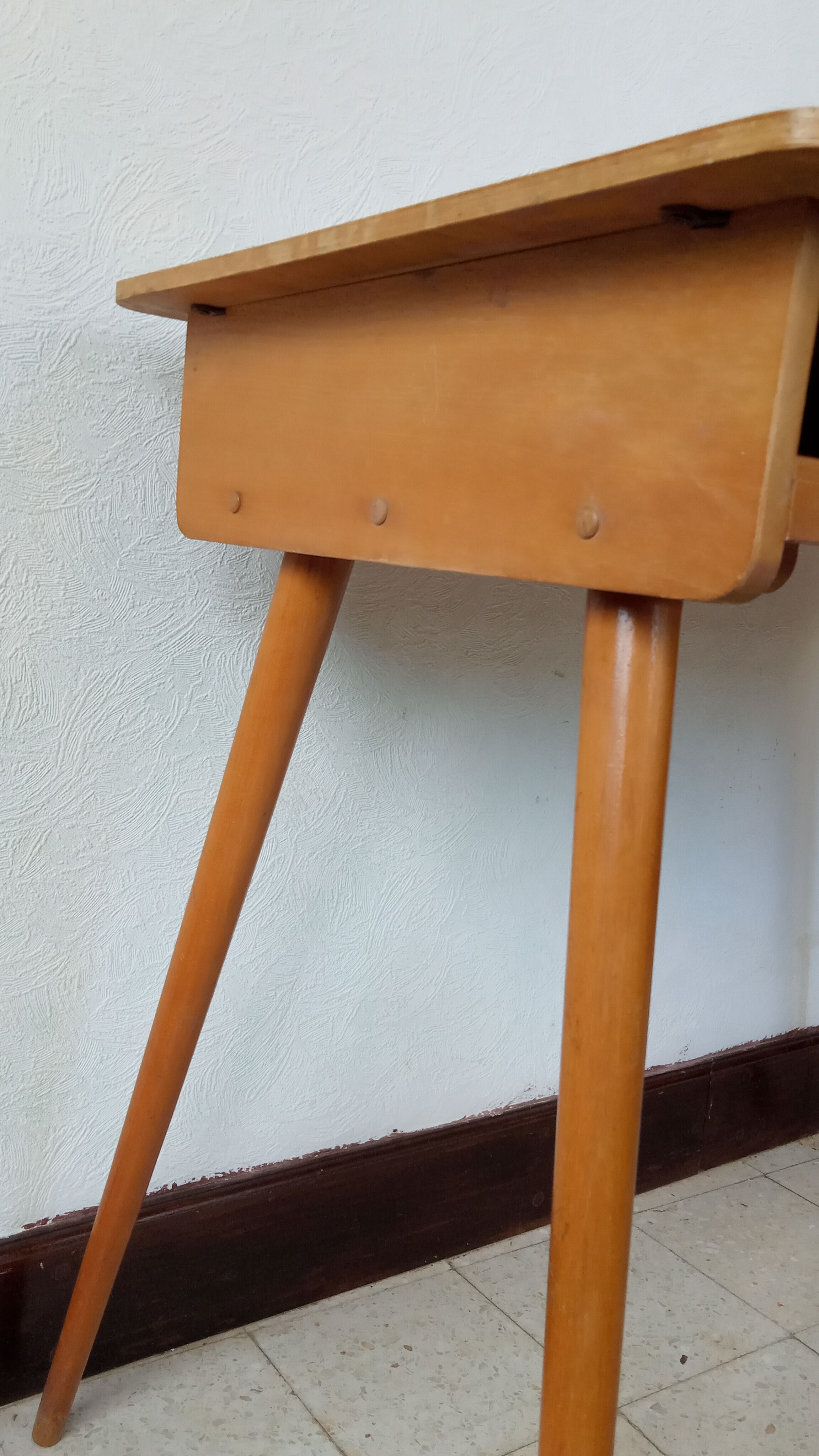 Bureau vintage pieds compas