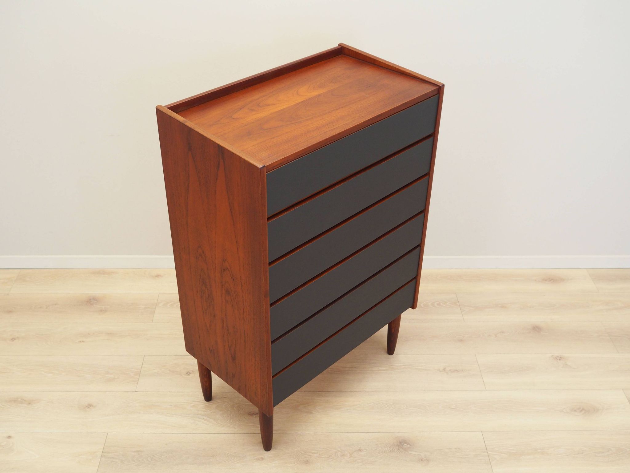 Teak chest of drawers, Danish design, 1970s, production: Denmark