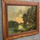 Julien Chatelin: large oil painting on canvas circa 1880