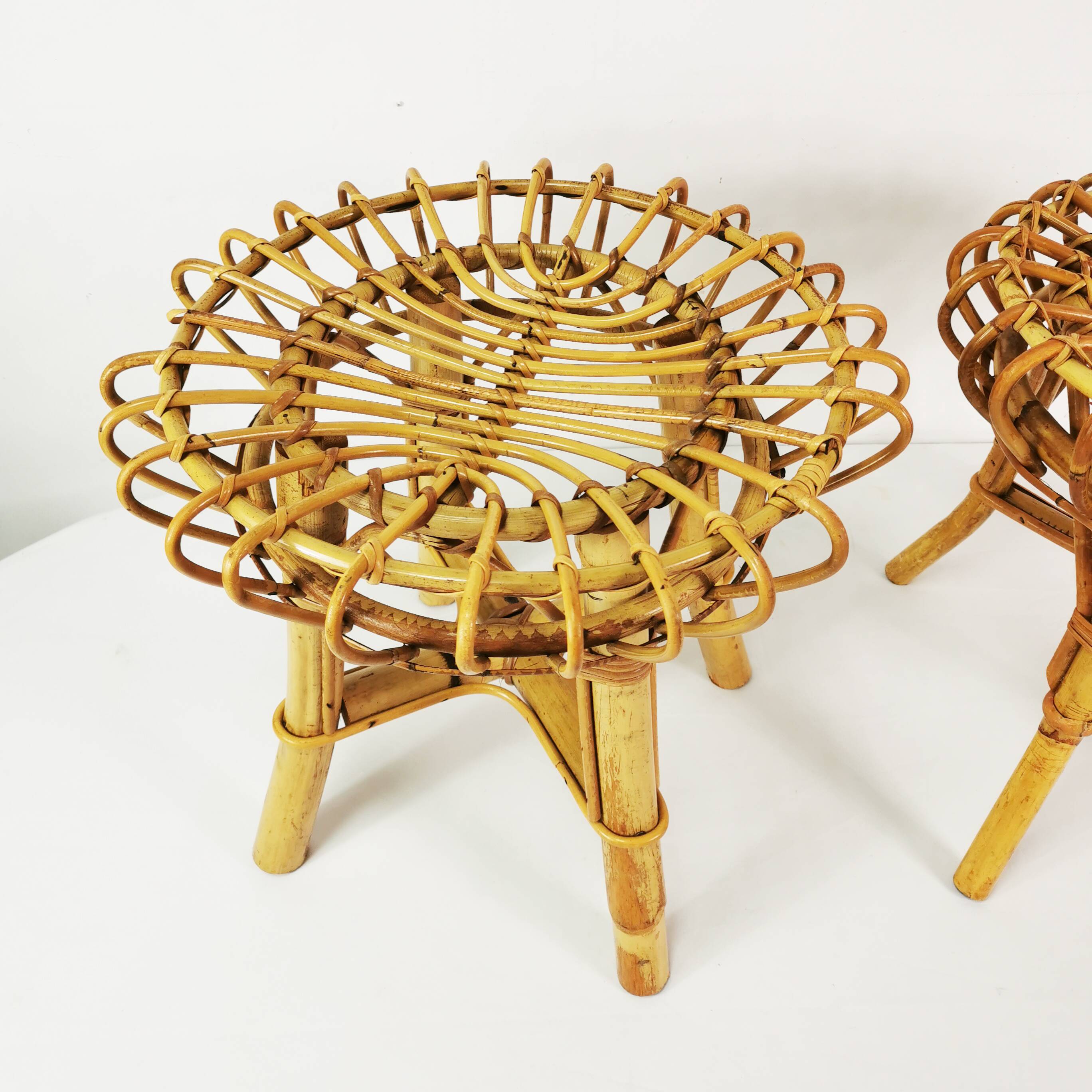 Para puf- taboretów Boho,