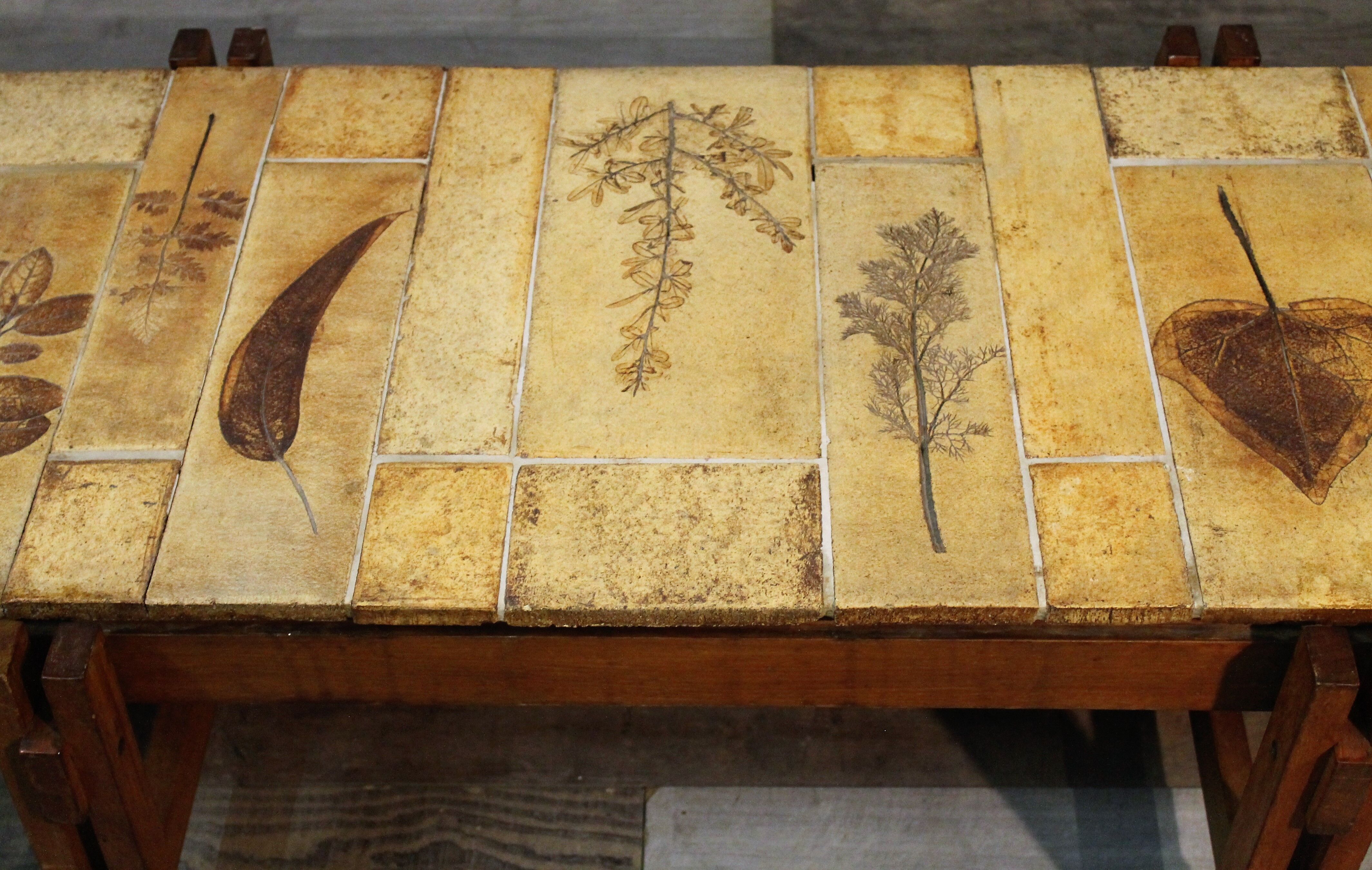 Ceramic coffee table Capron 1960