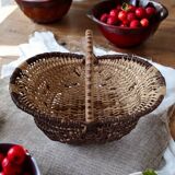 Wicker basket in various colors